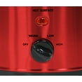 Elite Gourmet Mst275Xr 2 Qt Oval Slow Cooker, Red
