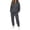 Dark Gray, variant on QIYAGBSA 2 Piece Sweatsuit Matching Set for Women Hoodie Sweatpants Drawstring Hood Kangaroo Pocket Ribbed Cuffs Jogger Pants Elastic Waist for Casual Wear