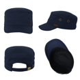 thumbnail image 3 of Comhats Unisex Mens Cotton Army Caps Military Hats Baseball Sun Hat Navy Large 61-63cm, 3 of 5