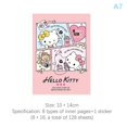 thumbnail image 1 of Juego de papel de carta de sobre de dibujos animados de Anime Sanrio, My Melody, Hellokitty Kuromi, lindo manual, Nota de papel, pegatinas Kawaii, 1 of 4
