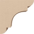 thumbnail image 3 of 2"W x 4"D x 4"H Classic New Brighton Rough Cedar Woodgrain TimberThane Corbel, Primed Tan, 3 of 6