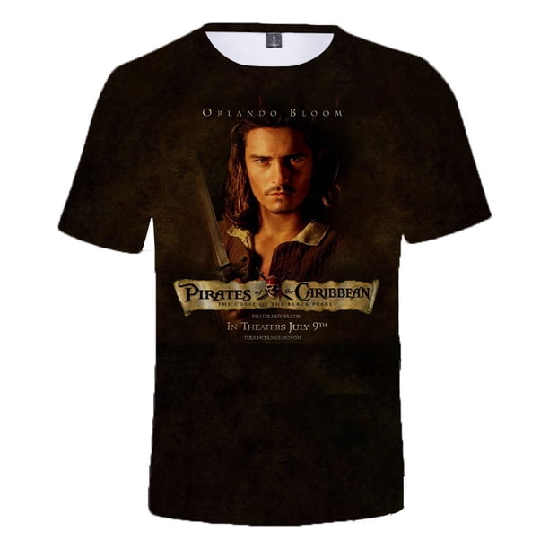 Disney Lustige T Hemd Männer camiseta película Karibik Jack Sparrow camiseta 3D Druck T Unisex Casual camiseta Top piratas camiseta xuanjing unisex