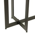 thumbnail image 6 of DecMode Brown Wood Industrial Console Table, 6 of 9
