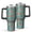 Pioneer Flower Floral-3, variant on 40oz Pioneer Flower Floral Print Pattern Insulated Tumbler with Handle, BPA-Free Leak Proof Lid and Straws, Double Wall Vacuum, Hot 12h/Cold 34h