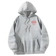 thumbnail image 1 of Sudadera con capucha para mujer, ropa informal de otoño, jersey con cordón, Tops para viajes de oficina, senderismo de otoño e invierno , xxl, 1 of 9