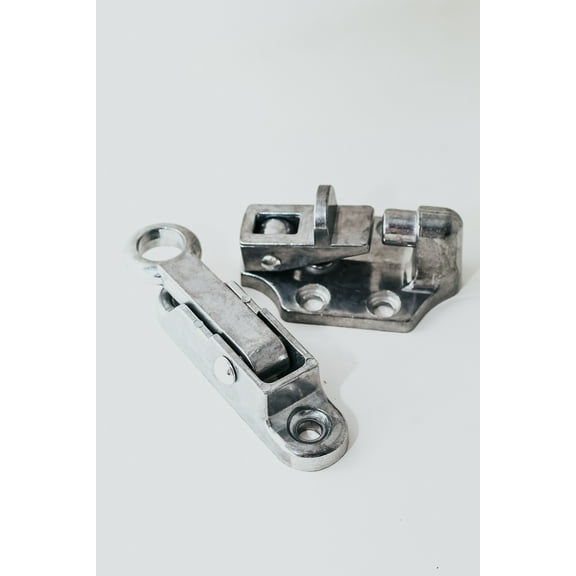 Hold Back Door 2 Inch Hook and Keeper Aluminum