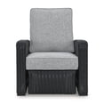 thumbnail image 3 of Signature Design by Ashley Beachcroft Black Outdoor Recliner, 3 of 4
