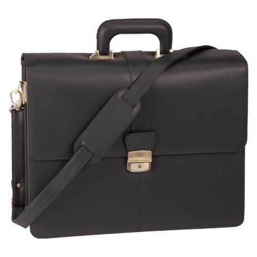 'Henry' Genuine Leather Legal Briefcase