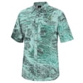 thumbnail image 2 of Men's Colosseum  Green Colorado State Rams Realtree Aspect Charter Full-Button Fishing Shirt, 2 of 3
