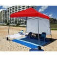 thumbnail image 6 of ABCCANOPY Outdoor 8x8 ft Pop-Up Canopy with Sun Wall, Bag, Stakes and Ropes, Red, 6 of 7