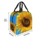 thumbnail image 3 of Fotbe Blue Sky Sunflower Bolsa Térmica con Estampado y Forro de Aluminio Grueso Bolsa de Almuerzo con Bolsillo Frontal para Hombres y Mujeres, Ideal para Trabajo, Escuela, 3 of 8