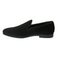 thumbnail image 5 of Mens Santino Luciano Shoes Soft Velvet Slip on Loafer Formal Wedding C351 Black, 5 of 8