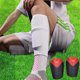 thumbnail image 4 of 1 par de mini espinilleras de fútbol resistentes al desgaste, protectores de piernas que absorben los golpes, livianos y portátiles, para entrenamiento de fútbol, 4 of 5