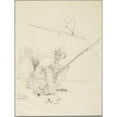 thumbnail image 3 of Alexandre Bloch 19x24 Black Modern Framed Museum Art Print Titled - Wounded Soldier Loading His Rifle (C. 1897), 3 of 5