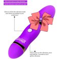 thumbnail image 2 of Masajeador de mano con múltiples modos de vibración y velocidad ajustable, mini masajeador morado, alivia el dolor muscular., 2 of 4