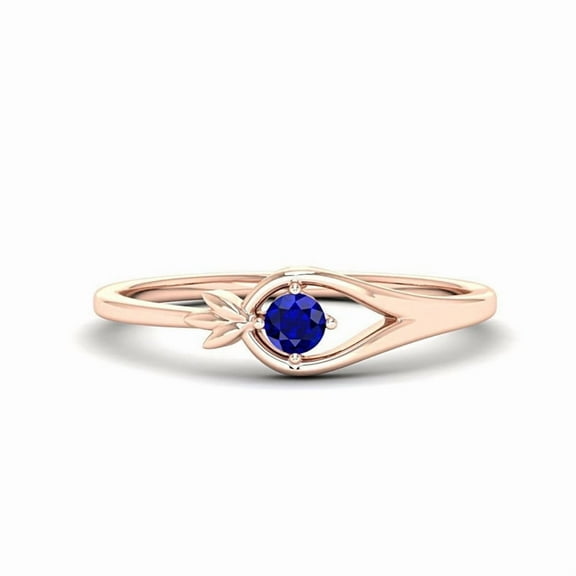 blue sapphire rings blue gemstone ring 10k gold plated ring anniversary ring gift for wife