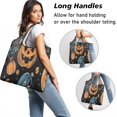 thumbnail image 2 of 5 Pack Foldable Shopping Bag,Halloween Pumpkins Skulls Bats and Eyeballs Reusable Grocery Bags with Pockets,Large Reusable Tote Bags with Handles Waterproof & Lightweight, 2 of 6