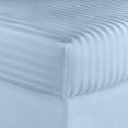 thumbnail image 3 of 1200 Thread Count 100% Cotton Stripe Sheet Set (California King, Blue), 3 of 4