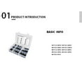 thumbnail image 3 of Kenally 200 unids/set 9 tipos de pernos caja de almacenamiento surtido de tornillos Kit surtido sujetadores de automóviles accesorios repuestos Vehículos, repuestos y accesorios Mis Kenally VI018637-00, 3 of 6