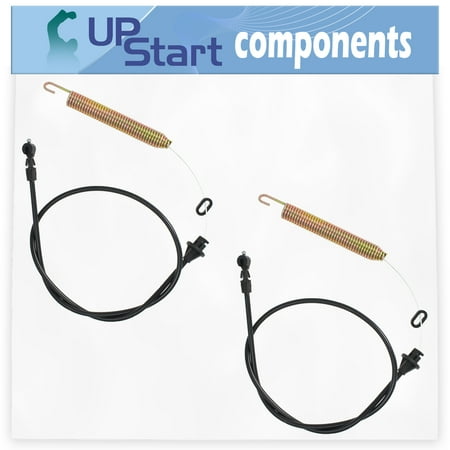 2-Pack 532175067 Blade Clutch Cable Replacement for Husqvarna YTH 130 (HEYTH130K) (954170026) (2000-10) Ride Mower - Compatible with 175067 169676 Deck Clutch Cable