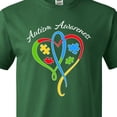 thumbnail image 4 of Inktastic Autism Awareness Heart Ribbon and Puzzle Pieces T-Shirt, 4 of 5