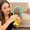 艾莎1342, variant on LEFTHIGH Home Cute Black Home Alien Soft Stress Relief Fidget Decor with Yellow Hair Blue Tail Sensory Decor for Homes and Adults 17cm