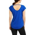 thumbnail image 2 of Women's Short Sleeve Mesh T-Shirt with Open Back, 2 of 2