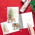 thumbnail image 3 of Tree-Free Greetings Christmas Greeting Card, 5x7, Furry Family (GO64211), 3 of 7