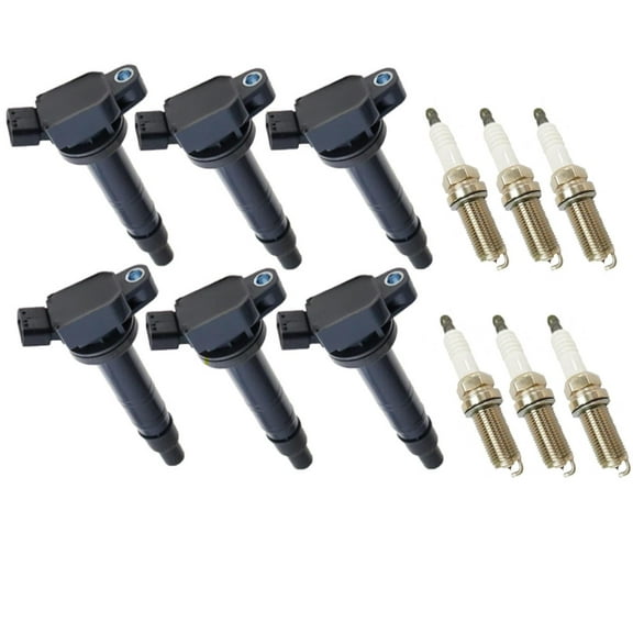 Direct Ignition Coil & Platinum Spark Plugs for 2008-2017 Toyota Highlander 3.5L