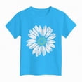 thumbnail image 4 of KPOPLK Girls Shirts Girls Cute Graphic Print Tshirt 3t 4t 5t 6t 7t 8t 9t Round Neck Short Sleeve Tee Summer Casual Tops Size 7-8 Years,Blue, 4 of 4