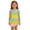 ZB Sky Blue, variant on Outfits for Girls Girls Summer Beach Two Piece Playsuit Solid Crew Neck Sleeveless Print Top with Shorts Casual Outfit Vacation Yellow 9 Years-10 Years
