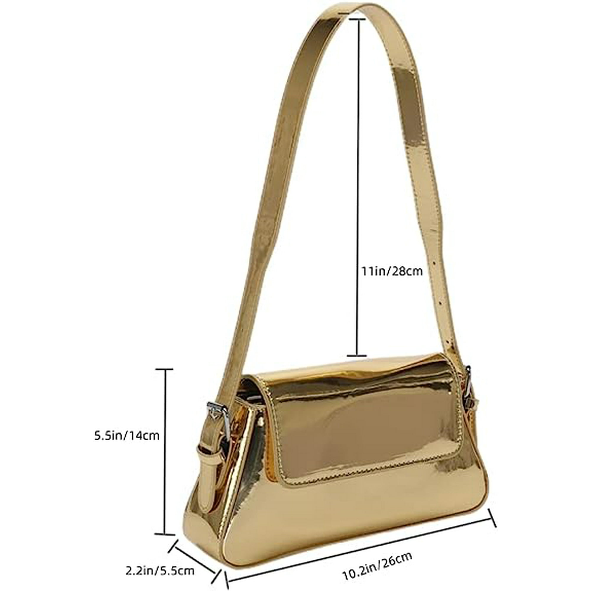 Metallic Clutch Purses for Women Evening Bag Silver Purse Y2k Sparkly Hobo Crossbody bag Shoulder Bag Tote Handbags Walmart
