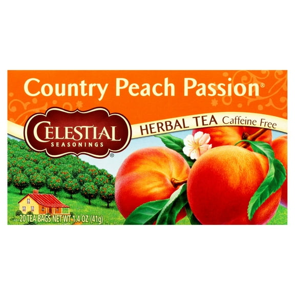 Celestial Peach Passion Seasonings Tea