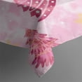 thumbnail image 3 of Pink Christmas Tree Rectangle Tablecloth 60"x84",Waterproof Polyester Rectangle Table Cloth, Wipeable Spillproof Polyester Tablecloth for Dining, Camping, Indoor and Outdoor, 3 of 5