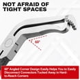 thumbnail image 2 of 3PCS Electrical Disconnect Pliers, Upgrade Electrical Connector Pliers, Automotive Electrical Connector Removal Tool, Electrical Plug Connector Separator for Cars, Trucks, SUVs, 2 of 4