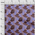 thumbnail image 2 of oneOone Cotton Flex Brown Fabric Leaves Diy Clothing Quilting Fabric Print Fabric By Yard 40 Inch Wide, 2 of 5