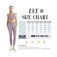 thumbnail image 3 of UUE 25"Inseam Purple Soft leggings with 3 Pockets for women and girls, High waist soft leggings for Yoga and Running, 3 of 6