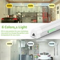 thumbnail image 4 of Luces LED Zi-Zohnson de 4 pies, 30 W, T8, regulables, 6 unidades, 4 of 7