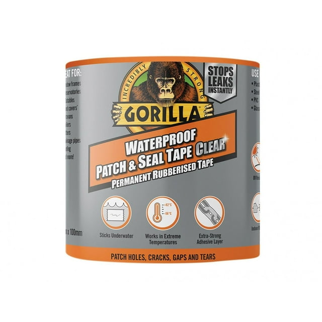 Gorilla Glue Gorilla Ruban Imperméable pour Patch et Scellage