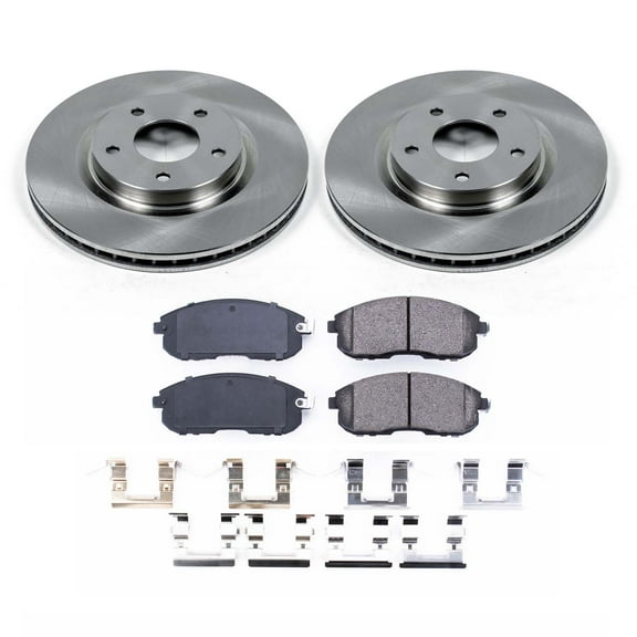 Ultimate Brakes Front Ceramic Brake Pad and Rotor Kit with Hardware WM80715