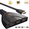 thumbnail image 1 of Nuevo cable adaptador divisor HDMI de 3 puertos 1080P/4K HD TV 3 entradas 1 salida nuevo, 1 of 5