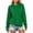Green, variant on Loopsun Womens Long Sleeve Fall Tops Fashion Solid Zip Front Crew Neck Casual Sports Style Shirts