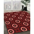thumbnail image 2 of Ahgly Company Indoor Rectangle Patterned Crimson Red Area Rugs, 7' x 9', 2 of 6