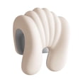 thumbnail image 2 of Almohada para el cuello para silla de oficina, almohada de escritorio, cojín cómodo y compacto para reposacabezas. Blanco, 2 of 9