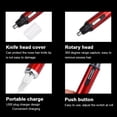 thumbnail image 2 of Graflsoa YD-111 Multi-Purpose Electric Trimmer for Nose, Ear Hair & Eyebrows - Portable, Waterproof, Stainless Steel Blade, Red, 2 of 7