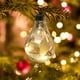 thumbnail image 2 of Naiovety Bola LED de Navidad, bombilla colgante de Navidad, adorno transparente, hogar, oficina, Club, bombilla decorativa, suministros de decoración Kits de decoración para fiestas No.05 Naiovety HA010060-05B, 2 of 6