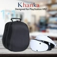 thumbnail image 4 of khanka Hard Travel Case Replacement for Sony PlayStation VR 2, Carrying Case with Shoulder Strap and Lens Protector Cover, Compatible for PSVR2 Controller and PSVR2 Headset (Black), 4 of 9
