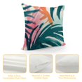 thumbnail image 4 of JEUXUS  Throw Pillow Covers Vintage Palm Banana Leaves Cushion Pillow Case Home Decor Pillowcase, 4 of 5