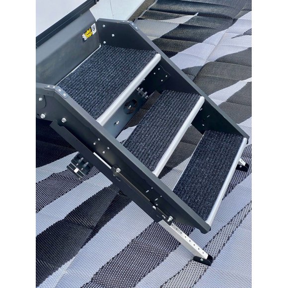 Trailersphere Entry Step Rug RUM237 Counter Top Use; 23 Inch Width x 7 Inch Length; Charcoal; Polyester Fiber; With English Language Packaging