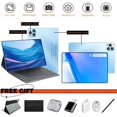 thumbnail image 3 of Tablet 10.1 Inch Android 12 Tablet,WiFi Tablets PC,8 GB RAM+256GB ROM( Expand to 512GB),Octa-Core,4G/5G Wi-Fi,Bluetooth,Dual Camera 8MP+16MP,8800mAh,With Bluetooth keyboard, 3 of 12
